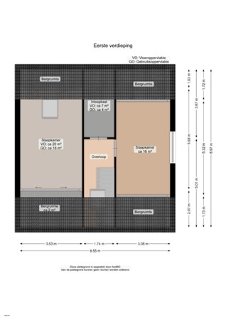 Floorplan - Julianastraat 11, 9883 PS Oldehove